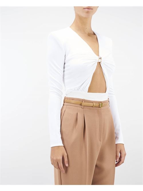 Jersey body with jewel ring Elisabetta Franchi ELISABETTA FRANCHI | Body | BO01547E2360